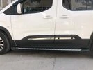 Накладки на молдинг дверей (нерж.) Carmos - Турецька сталь для Peugeot Partner/Rifter 2019- рр - 2
