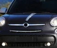 Смужка на капот (нерж.) для Fiat 500/500L - 1