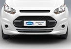 Накладки на передній бампер (1 шт, нерж) для Ford Connect 2014-2021 рр - 2