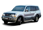 Дефлектор капоту (EuroCap) для Mitsubishi Pajero Wagon III - 1