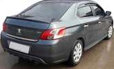 Накладка на задній бампер (2012-2017, під фарбування) для Peugeot 301 - 1