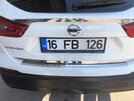 Накладка над номером (нерж.) Carmos - Турецька сталь для Nissan Qashqai 2014-2021 рр - 6