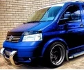 Кенгурятник ST006-04 ніздрі (нерж) для Volkswagen T5 Transporter 2003-2010 рр - 3