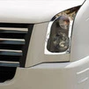 Накладка на фари (2 шт., нерж) для Volkswagen Crafter 2006-2016 рр - 3
