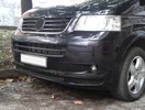 Накладка на передній бампер Sport 1 (під фарбування) для Volkswagen T5 2010-2015 рр - 4
