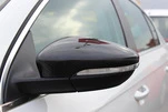 Накладки на дзеркала (2 шт, натуральний карбон) для Volkswagen Passat СС 2008- рр - 11