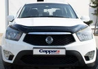 Дефлектор капота (2013-2018, EuroCap) для SsangYong Action рр - 3