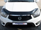 Дефлектор капота (2013-2018, EuroCap) для SsangYong Action рр - 4