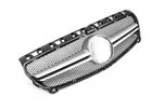 Передня решітка AMG Silver (2012-2015) для Mercedes A-сlass W176 рр - 1