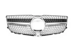 Передня решітка Diamond Silver (2013-2015) для Mercedes GLK сlass X204 - 2