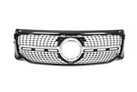 Передня решітка Diamond Silver Без місця під камеру для Mercedes GLB X247 2019- рр - 2