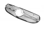 Передня решітка Diamond Silver (2020-2025) для Mercedes GLC X253 - 3