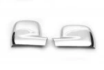 Накладки на дзеркала (2 шт) Carmos - Полірована нержавіюча сталь для Volkswagen T5 Multivan 2003-2010 рр - 2