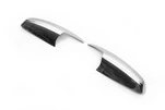 Накладки на дзеркала (2 шт, нерж) для Hyundai Santa Fe 2 2006-2012 рр - 6