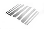 Молдинг дверних стійок (8 шт, нерж) для Toyota Land Cruiser Prado 120 - 3