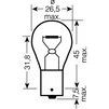 Вказівна лампа Osram 7506 P21W 12V 21W BA15s - 2