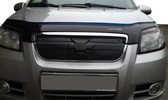 Зимова решітка Глянцева для Chevrolet Aveo T250 2005-2011 рр - 1