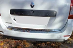 Кромка багажника (нерж) Carmos - Турецька сталь для Renault Logan MCV 2013-2022 рр - 2