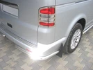 Задні куточки AK003 (2 шт., нерж) для Volkswagen T5 Multivan 2003-2010 рр - 7