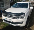 Дефлектор капота (EuroCap Dragon) для Volkswagen Amarok 2010-2022 рр - 1