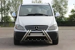 Кенгурятник WT01 (нерж.) для Mercedes Viano 2004-2014 рр - 3