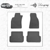 Гумові килимки (4 шт, Stingray Premium) для Ауди A6 C6 2004-2011 рр - 2