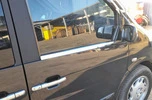 Окантовка скла (2 шт, нерж) для Mercedes Vito W638 1996-2003 рр - 1