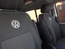 Авточохли (екошкіра та тканина, Premium) Повний салон для Volkswagen T5 Caravelle 2004-2010 рр - 12