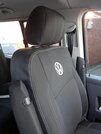 Авточохли (екошкіра та тканина, Premium) Повний салон для Volkswagen T5 Caravelle 2004-2010 рр - 14