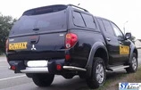 Задні кути AK003 (2 шт., нерж) для Mitsubishi L200 2006-2015 рр - 2