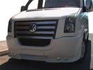 Передній бампер 4 фари (під фарбування) для Volkswagen Crafter 2006-2016 рр - 2