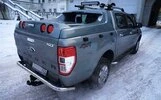 Задній захист AK005 (нерж) для Ford Ranger 2011-2022 рр - 2
