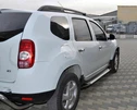 Бокові пороги Allmond Grey (2 шт., алюміній) для Renault Duster 2008-2017 рр - 1
