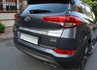 Накладка на кант багажника (2 частини, нерж) для Hyundai Tucson TL 2016-2021рр - 4