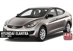 Накладки на дзеркала із вирізом під поворот BMW-style (2 шт) для Hyundai Elantra (MD/UD) 2011-2015 рр - 7