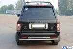 Задня дуга AK002-Подвійний (нерж.) для Range Rover III L322 2002-2012 рр - 2