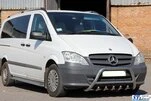 Кенгурятник WT003/004 (нерж.) 50мм, без напису для Mercedes Viano 2004-2014 рр - 2