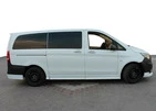 Бокові пороги (під фарбування) ExtraLong, 1 зсувні двері для Mercedes Vito / V-class W447 2014- рр - 1
