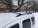 Перемички на рейлінги під ключ (2 шт) Чорний для Renault Kangoo 2008-2020 рр - 2