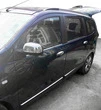 Накладки на дзеркала (2 шт., нерж.) Carmos - Турецька сталь для Dacia Lodgy 2012-2022 рр - 1