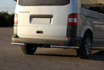 Задні куточки AK003 (2 шт., нерж) для Volkswagen T5 Multivan 2003-2010 рр - 11