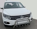 Кенгурятник WT003 (нерж) 51 мм, без напису для Volkswagen Tiguan 2007-2016 рр - 1