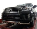 Передній захист Gronder (2008-2015 нерж) для Lexus LX570/450d - 1