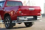 Задня дуга AK005-2 (нерж.) для Toyota Hilux 2015- рр - 5