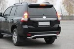Задня дуга AK008 (нерж) для Toyota Land Cruiser Prado 150 - 2