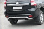Задня дуга AK008 (нерж) для Toyota Land Cruiser Prado 150 - 4