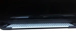 Бокові пороги Allmond Grey (2 шт., алюм.) для Kia Sportage 2010-2015 рр - 1