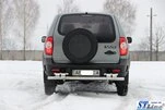 Задня дуга AK015 (нерж.) для Chevrolet Niva - 2