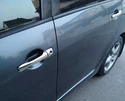 Накладки на ручки (4 шт., нерж.) OmsaLine - Італійська нержавійка для Mitsubishi Grandis 2003-2011 рр - 1