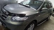 Бокові пороги Fullmond (2 шт, алюм.) для Hyundai Santa Fe 2 2006-2012 рр - 8
